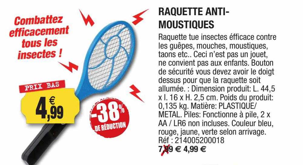 Raquette Anti-moustiques