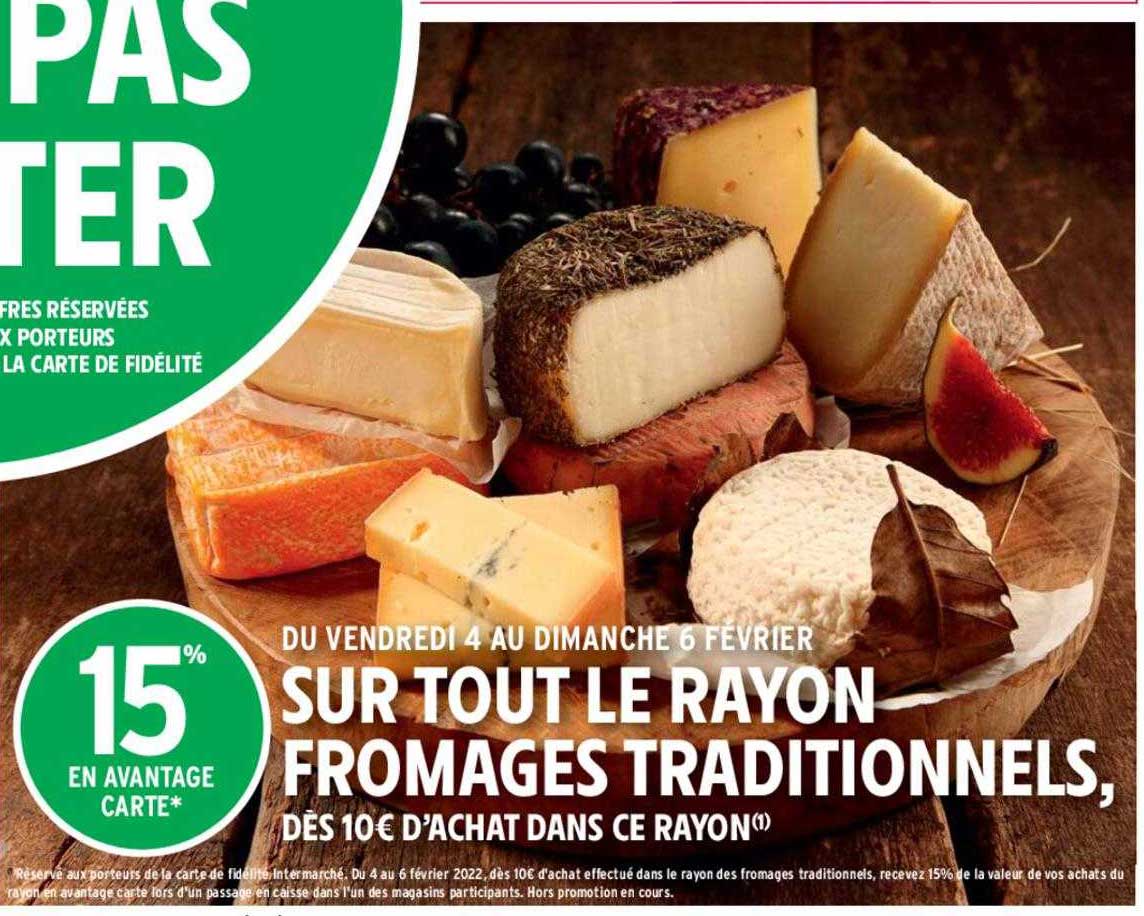 rayon fromages traditionnels