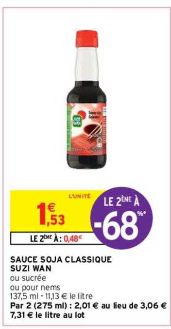 sauce soja classique suzi wan