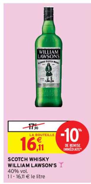 scotch whisky william lawson's