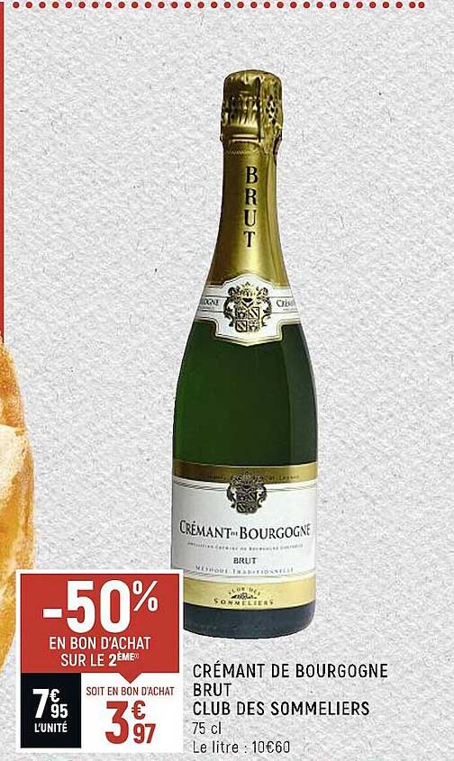 Crémant De Bourgogne Brut Club Des Sommeliers