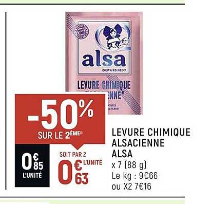 levure chimique alsacienne alsa