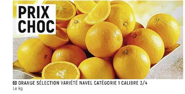orange sélection variété navel