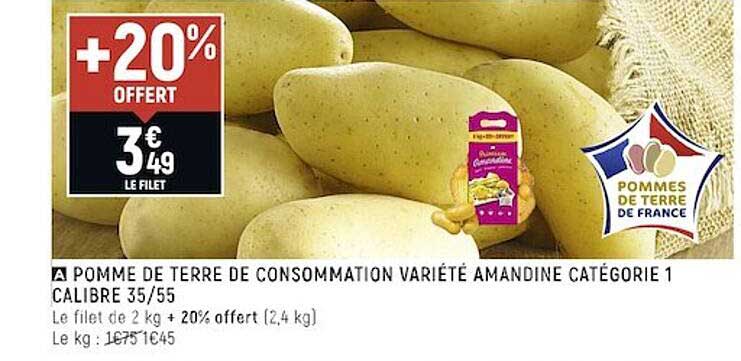Pomme De Terre De Consommation Amandine