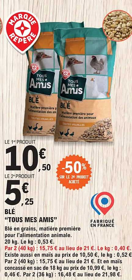 blé "tous mes amis"