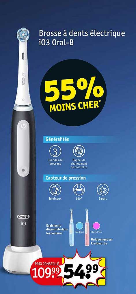 brosse à dents électrique i03 oral-b