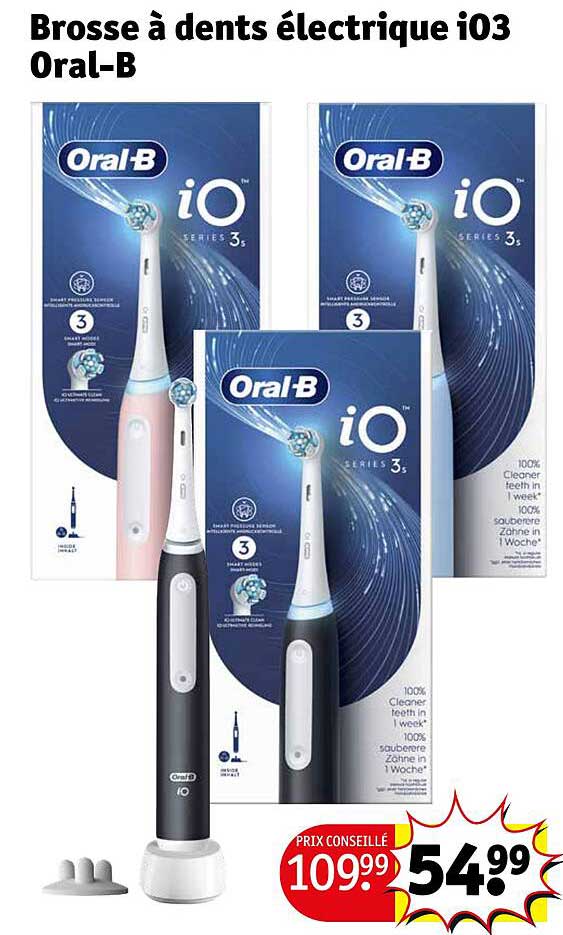 brosse à dents électrique i03 oral-b