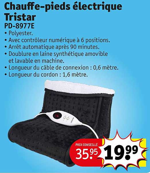 Chauffe-pieds électrique Tristar