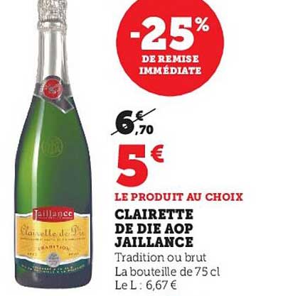 clairette de die aop jaillance