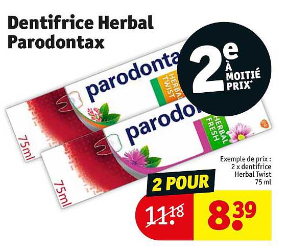 dentifrice herbal parodontax