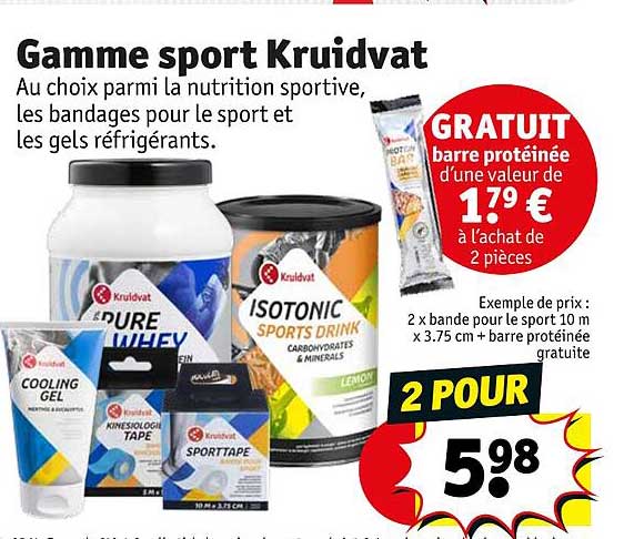 Gamme Sport Kruidvat