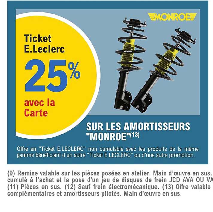 Les Amortisseurs "monroe"