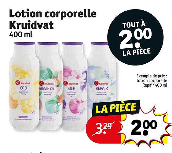 lotion corporelle kruidvat