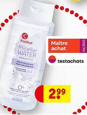 micellar water kruidvat