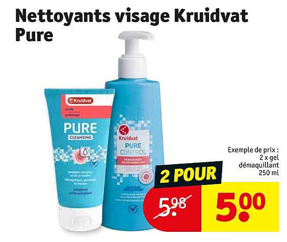 nettoyants visage kruidvat pure