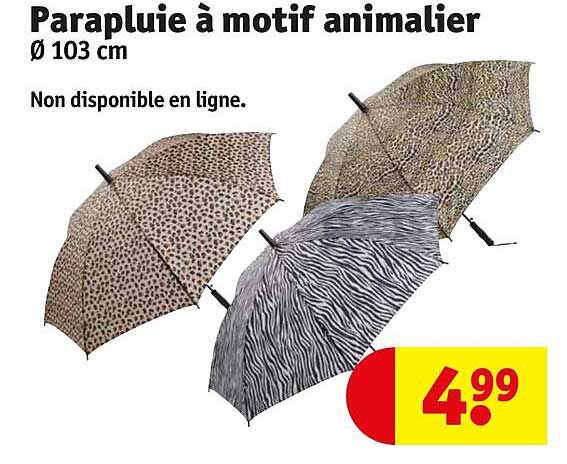 parapluie à motif animalier