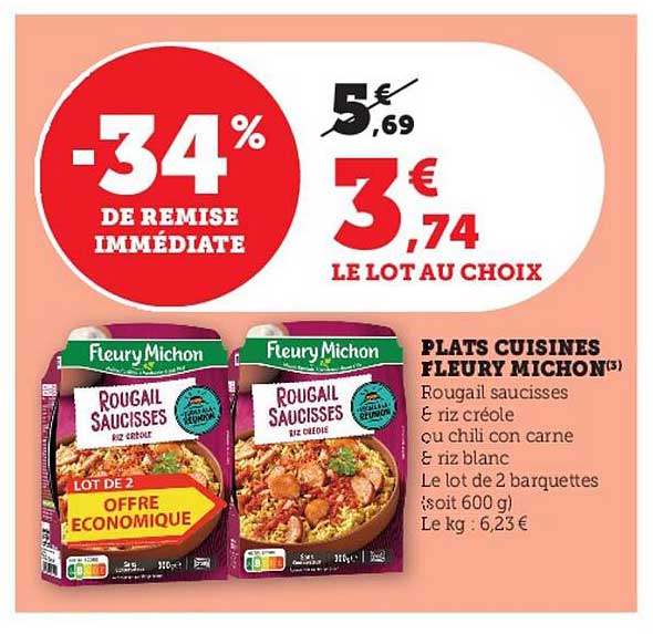 plats cuisinés fleury michon