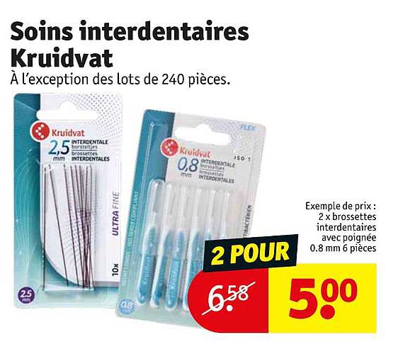Soins Interdentaires Kruidvat