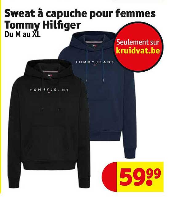 sweat à capuche pour femmes tommy hilfiger