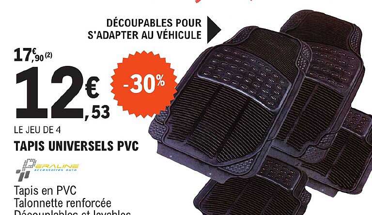 tapis universels pvc