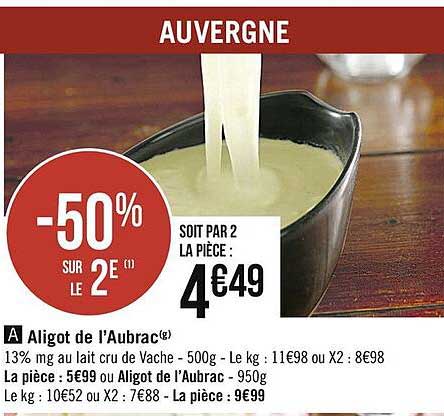 aligot de l'aubrac