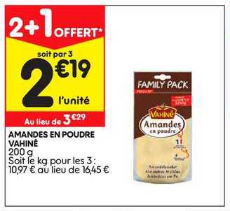 Amandes En Poudre Vahiné