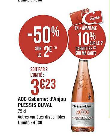 aoc cabernet d'anjou plessis duval