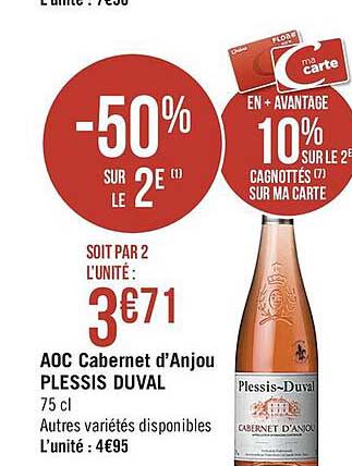 aoc cabernet d'anjou plessis duval