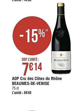 aop cru des côtes du rhône beaumes-de-venise