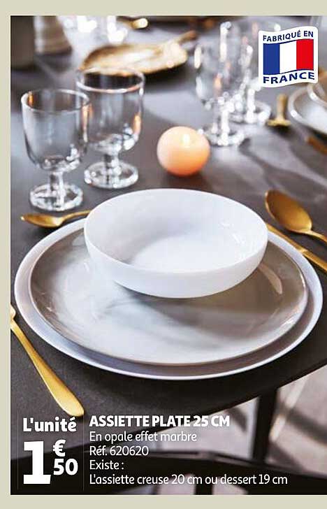 Assiette Plate 25 Cm