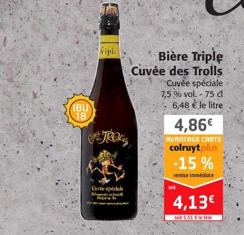 bière triple cuvée des trolls
