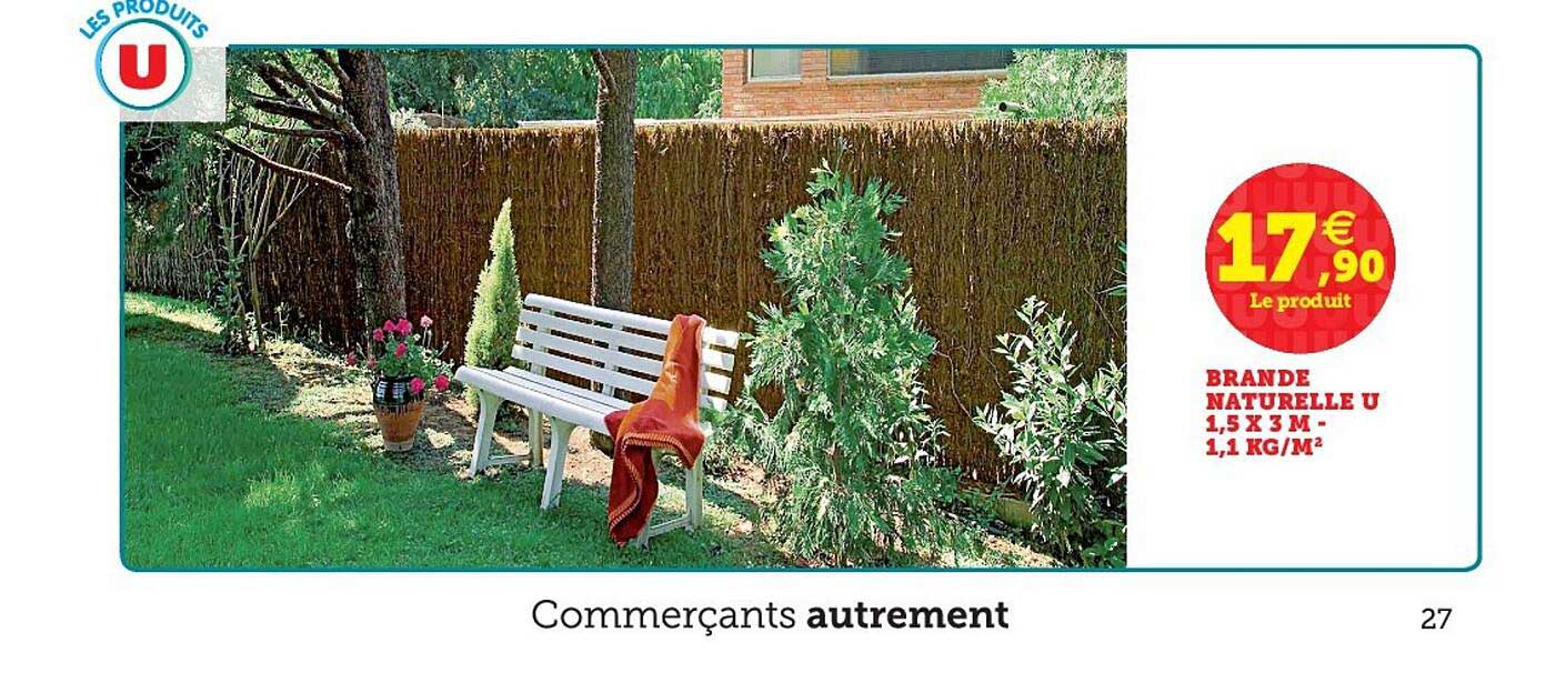 Brande Naturelle U 1,5 X 3 M - 1,1 Kg - M2