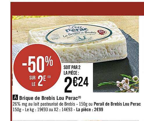 brique de brebis lou perac