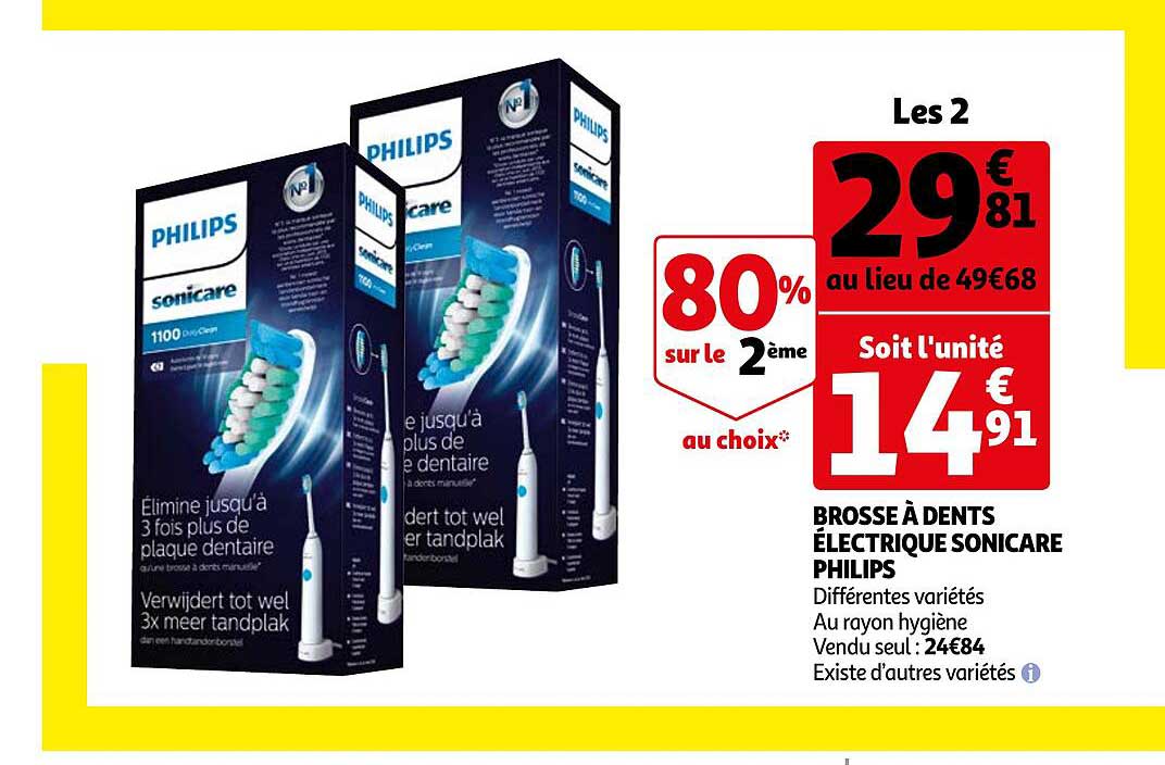 brosse à dents électrique sonicare philips