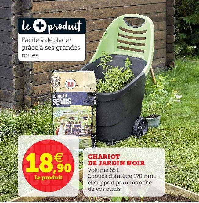 Chariot De Jardin Noir