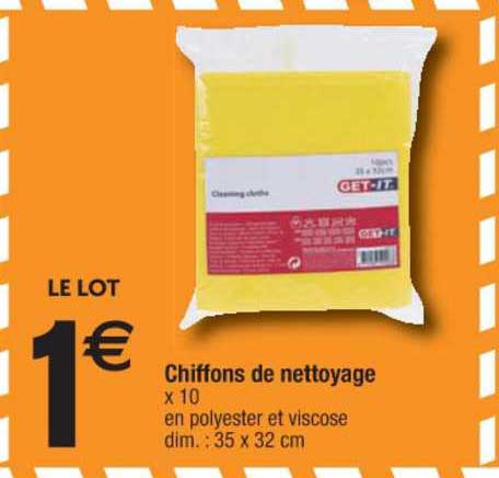 chiffons de nettoyage get-it