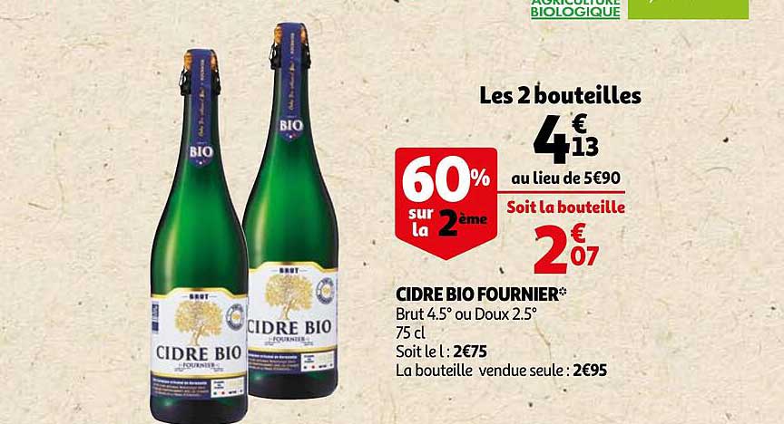 cidre bio fournier