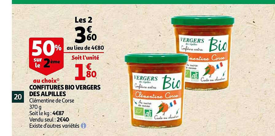 Confitures Bio Vergers Des Alpilles