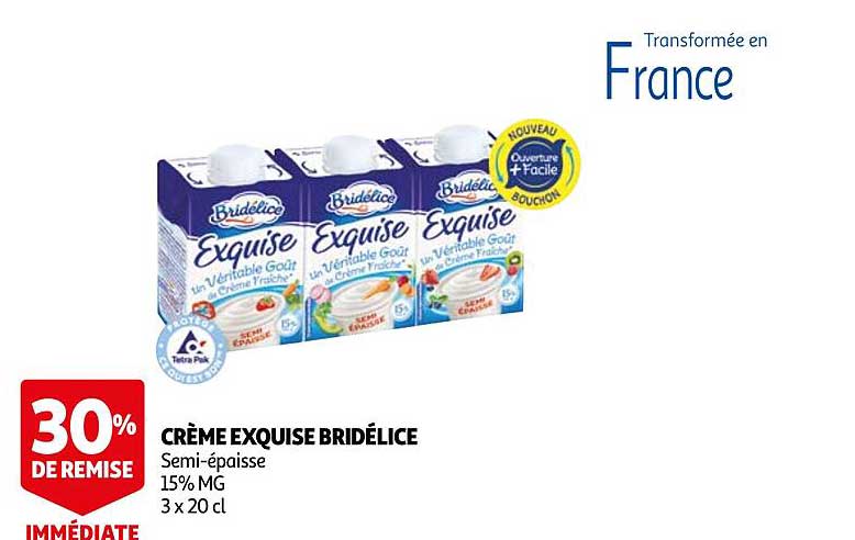 crème exquise bridélice