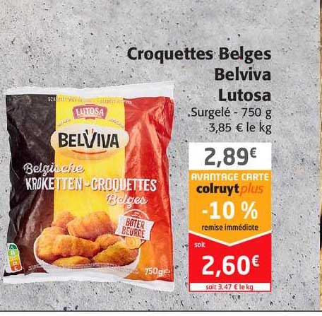 croquettes belges belviva lutosa