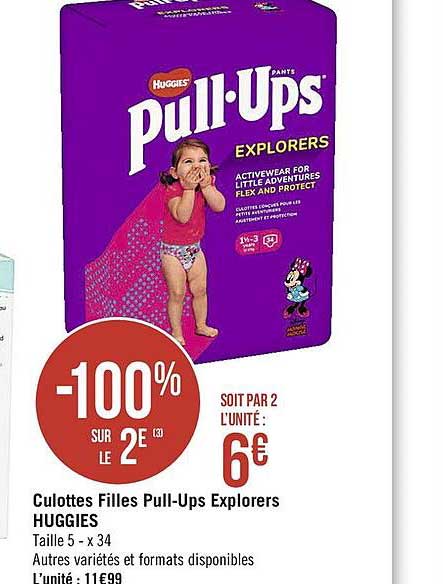 Culottes Filles Pull-ups Explorers Huggies