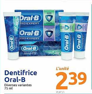dentifrice oral-b