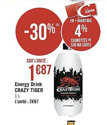 energy drink crazy tiger