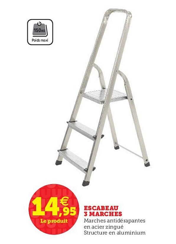 Escabeau 3 Marches