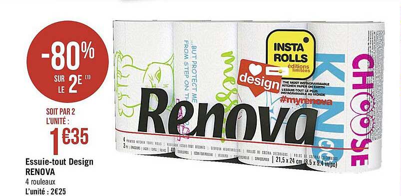 essuie-tout design renova