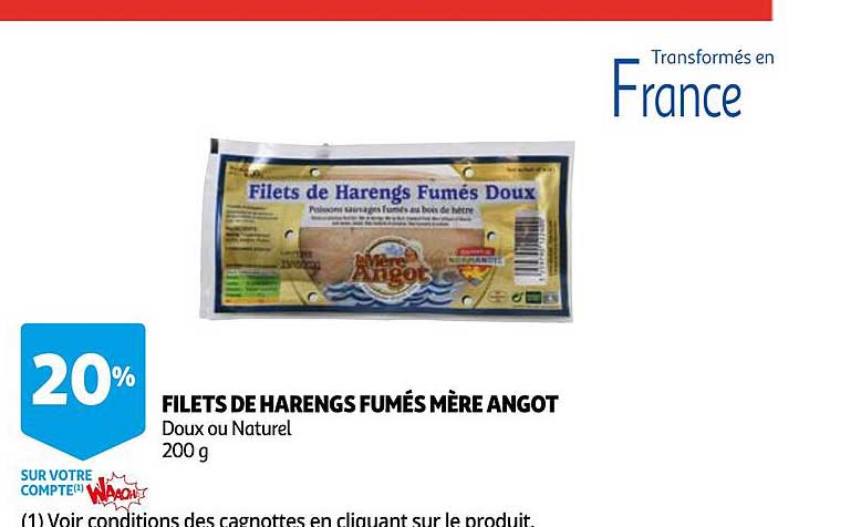 filets de harengs fumés mère angot
