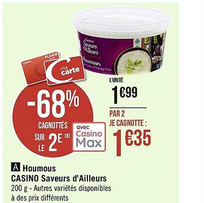 houmous casino saveurs d'ailleurs