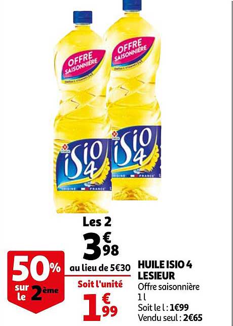 huile isio 4 lesieur