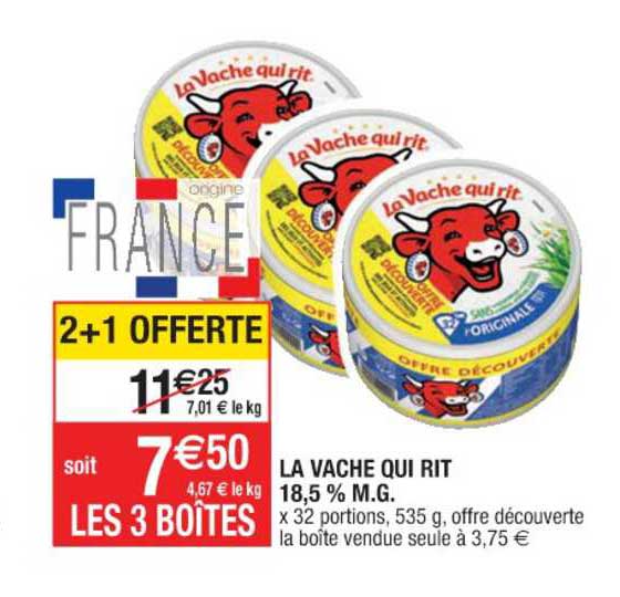 la vache qui rit 18,5% m.g.