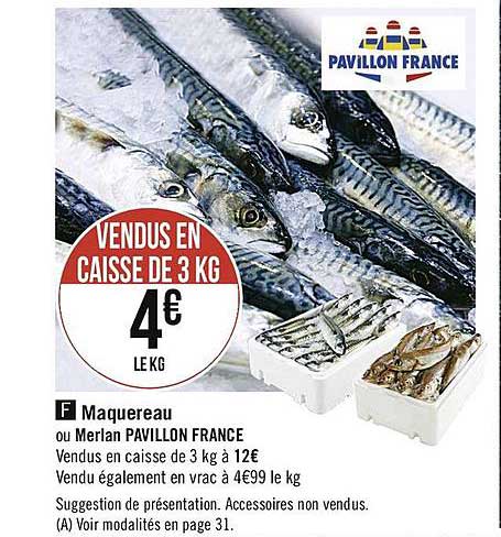 maquereau ou merlan pavillon france